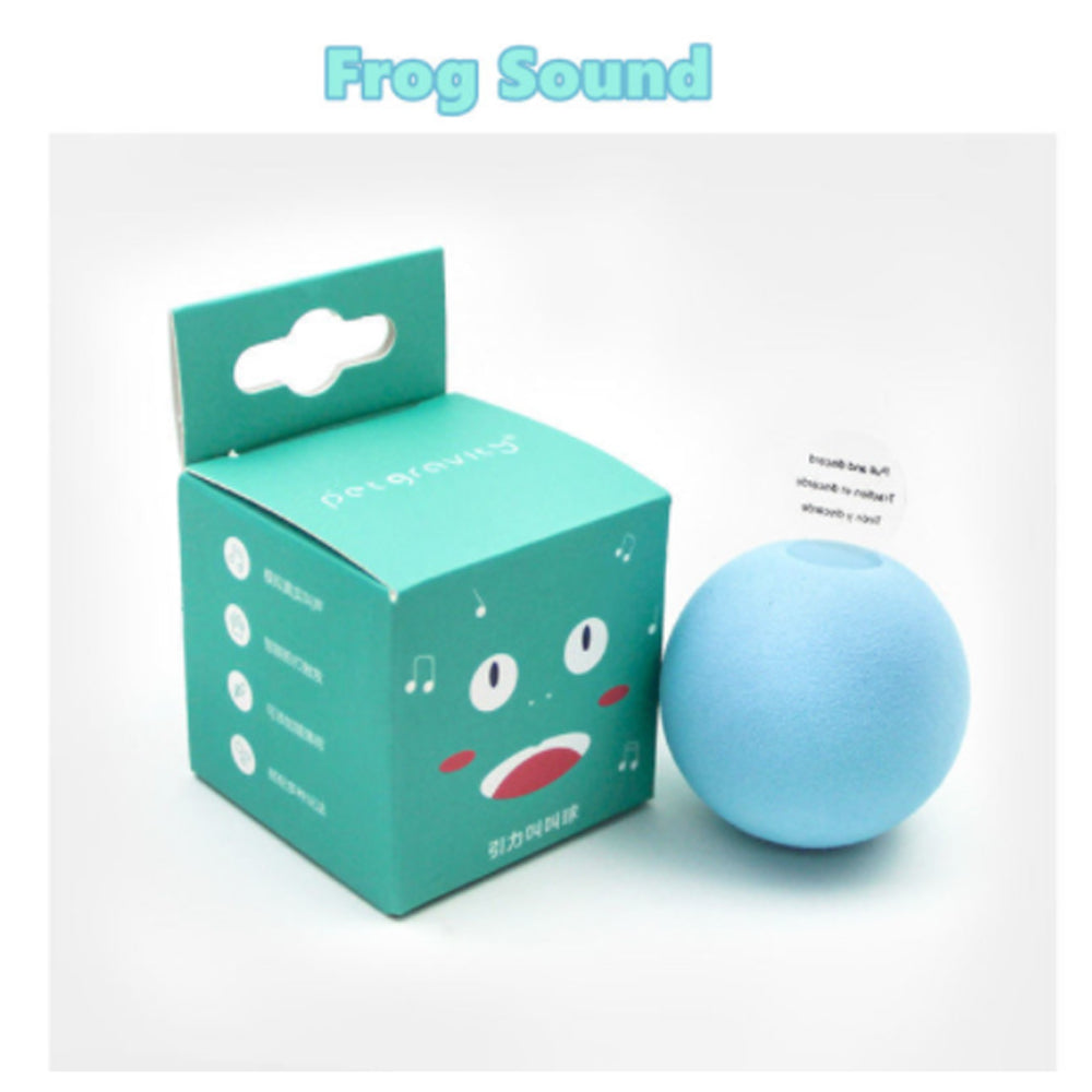 Sensory sound toys, interactive squeaky pet balls with reusable catnip